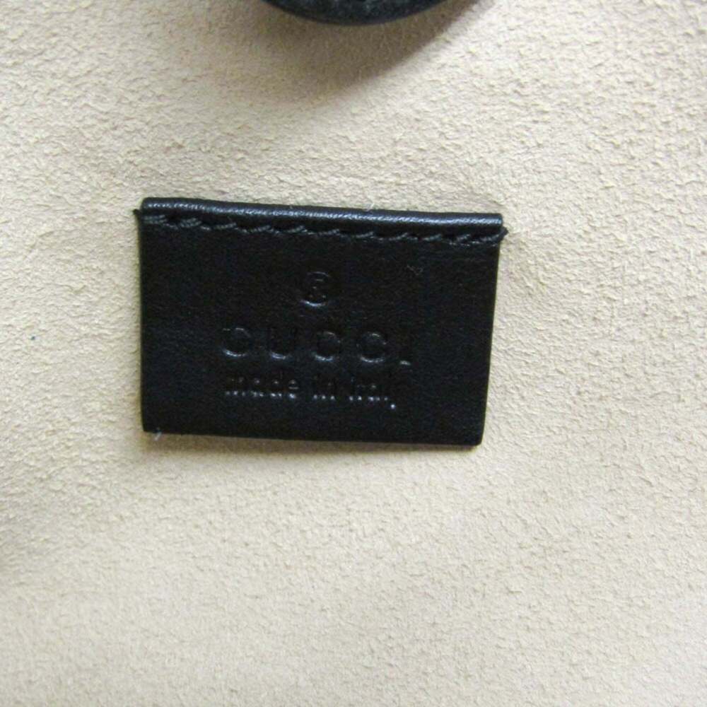 GUCCI Black Leather Shoulder Bag - Picture 12 of 13